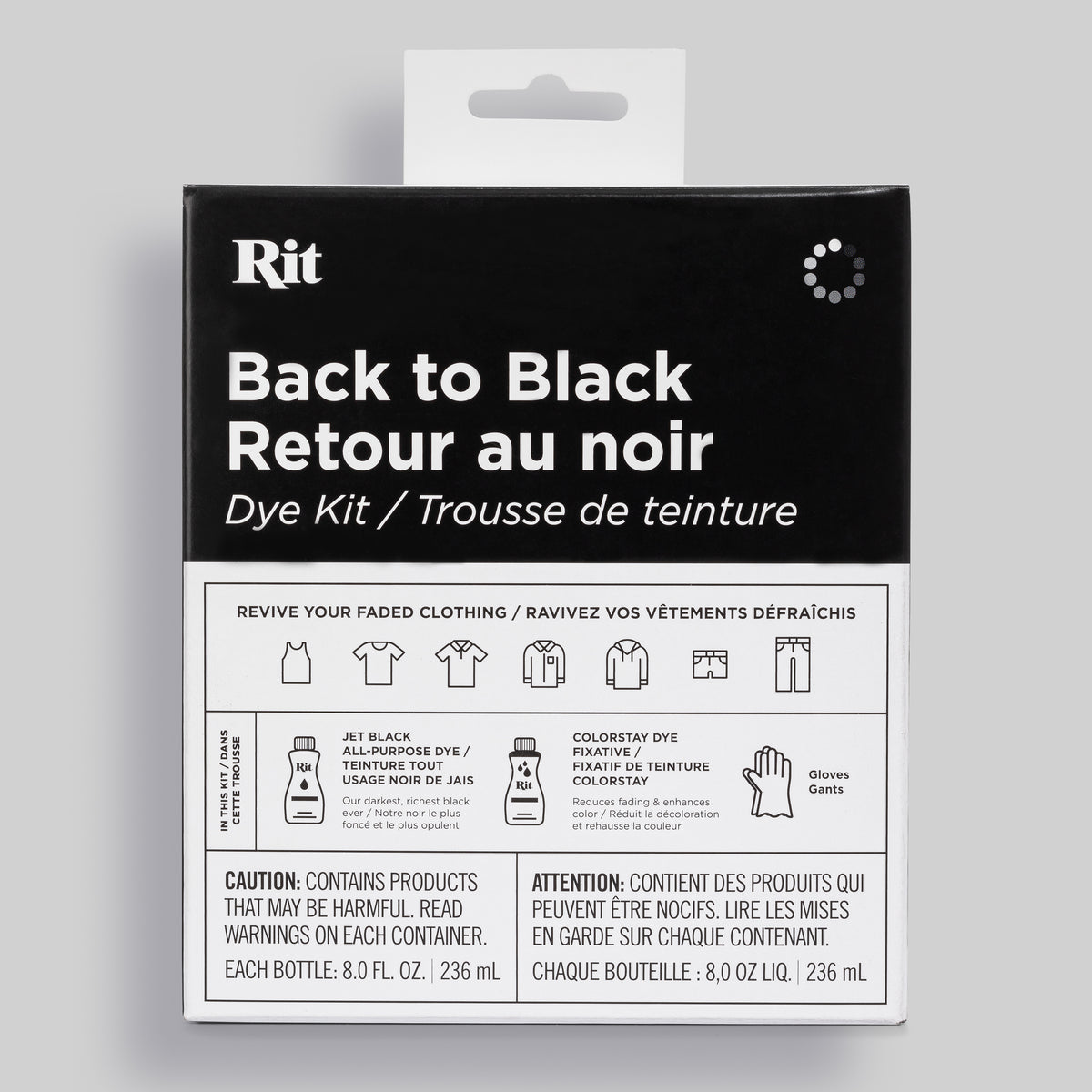 Rit All-Purpose Powder Dye Black 3 Pack