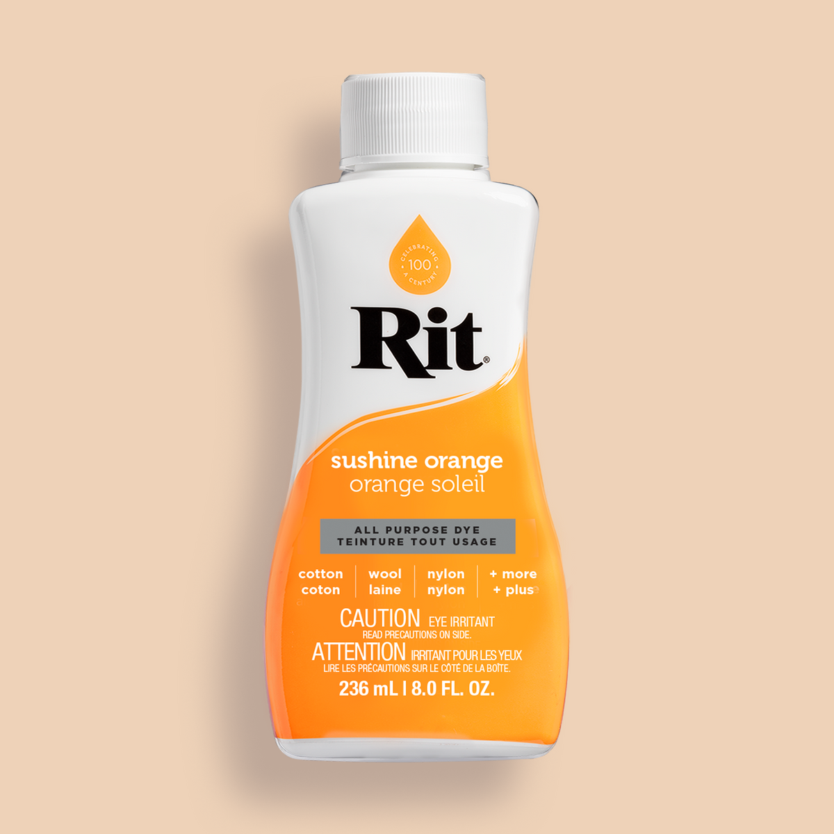 Rit All Purpose Liquid Dye Sunshine Orange 236 ml (8 oz) Rit Dye