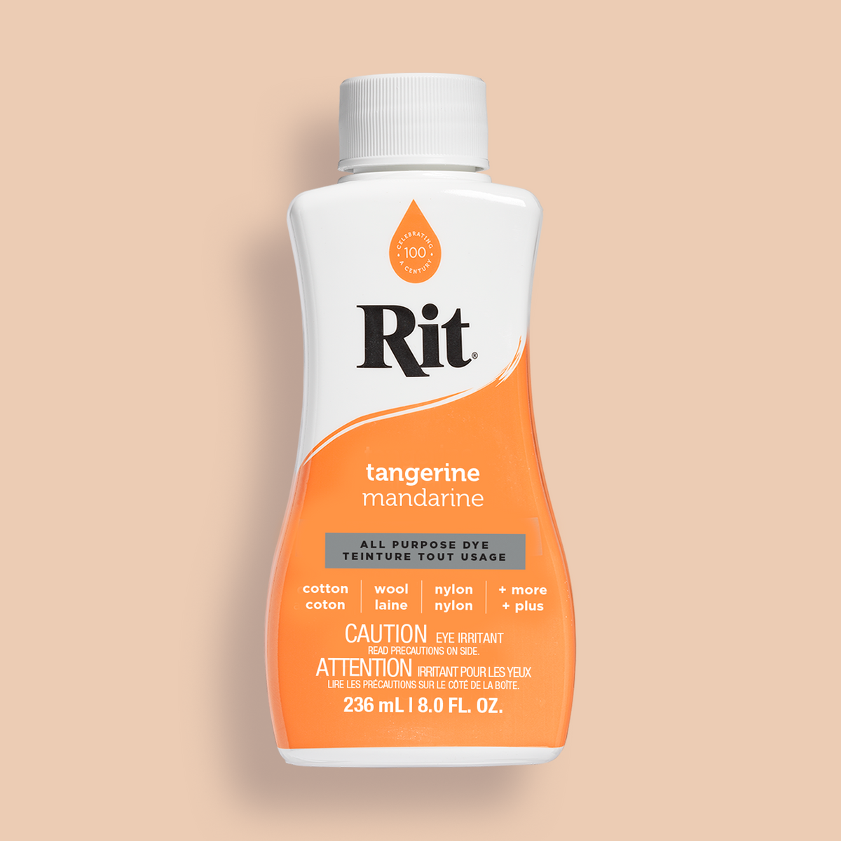 Rit All Purpose Liquid Dye Tangerine 236 ml (8 oz) Rit Dye Canada