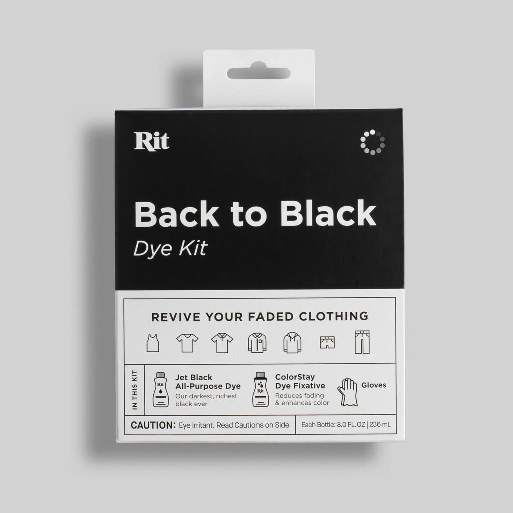 Rit Back to Black Dye Kit for faded black clothing