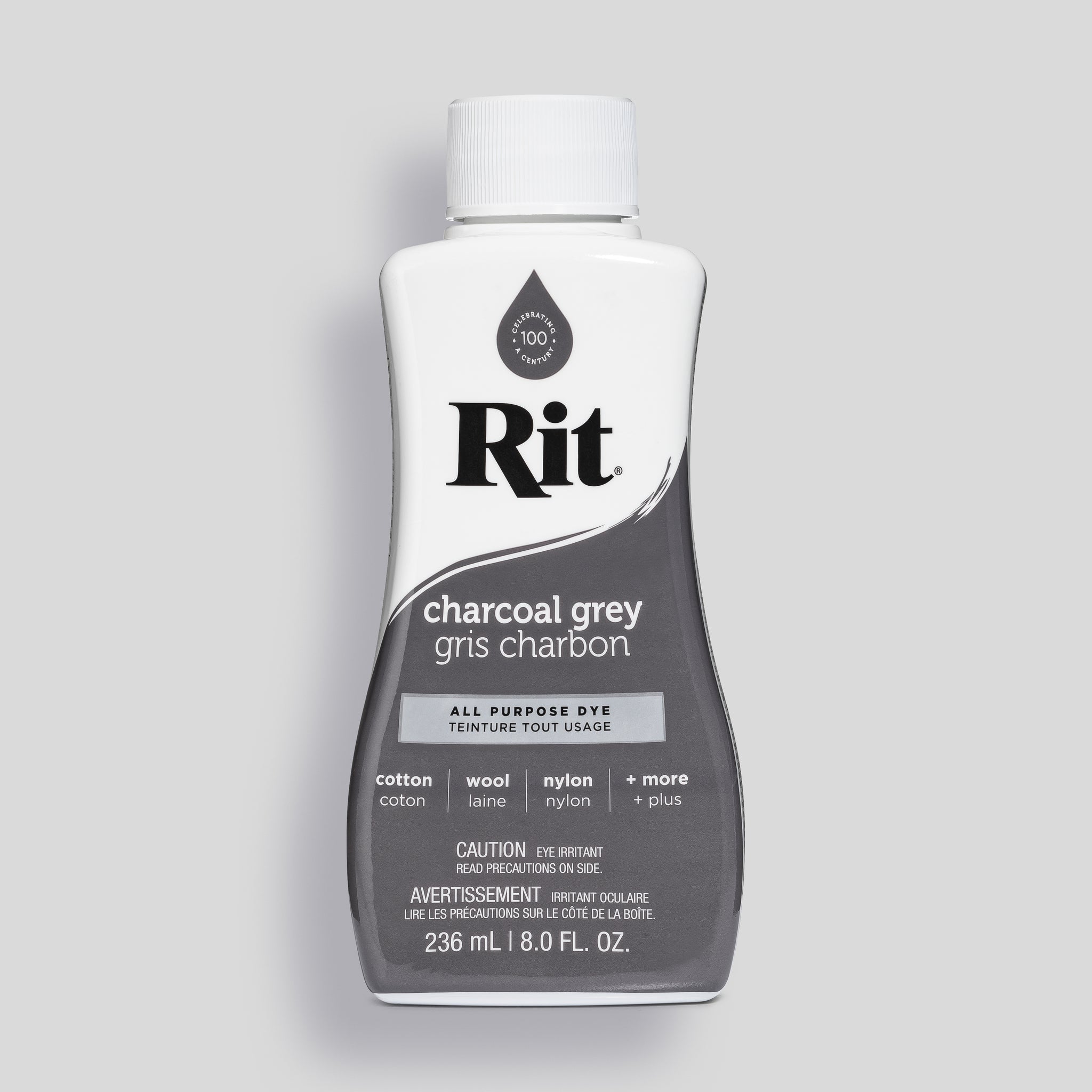 Rit All Purpose Liquid Dye Charcoal Grey 236 ml (8 oz) Rit Dye Canada