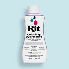 Rit ColorStay Dye Fixative. • enhances colors • increases color retent