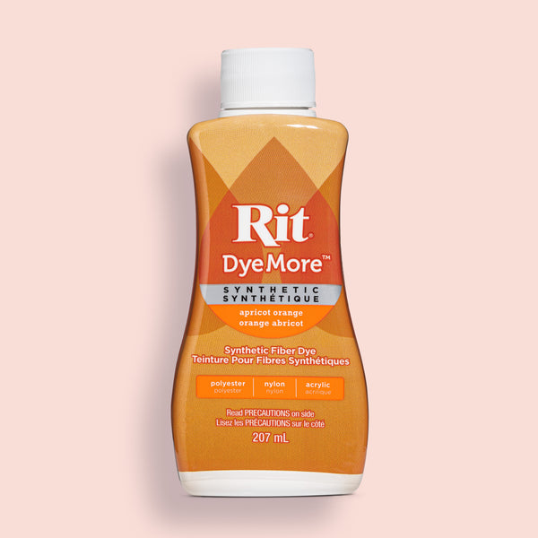 Rit DyeMore Liquid Dye for Synthetic Fibers Apricot Orange 207 ml