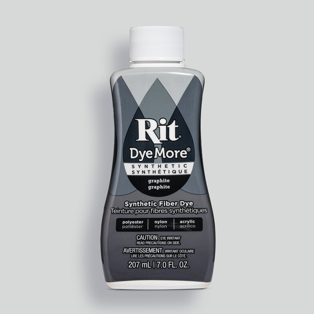 Rit DyeMore Liquid Dye for Synthetic Fibers - Graphite - 207 ml (7 oz)