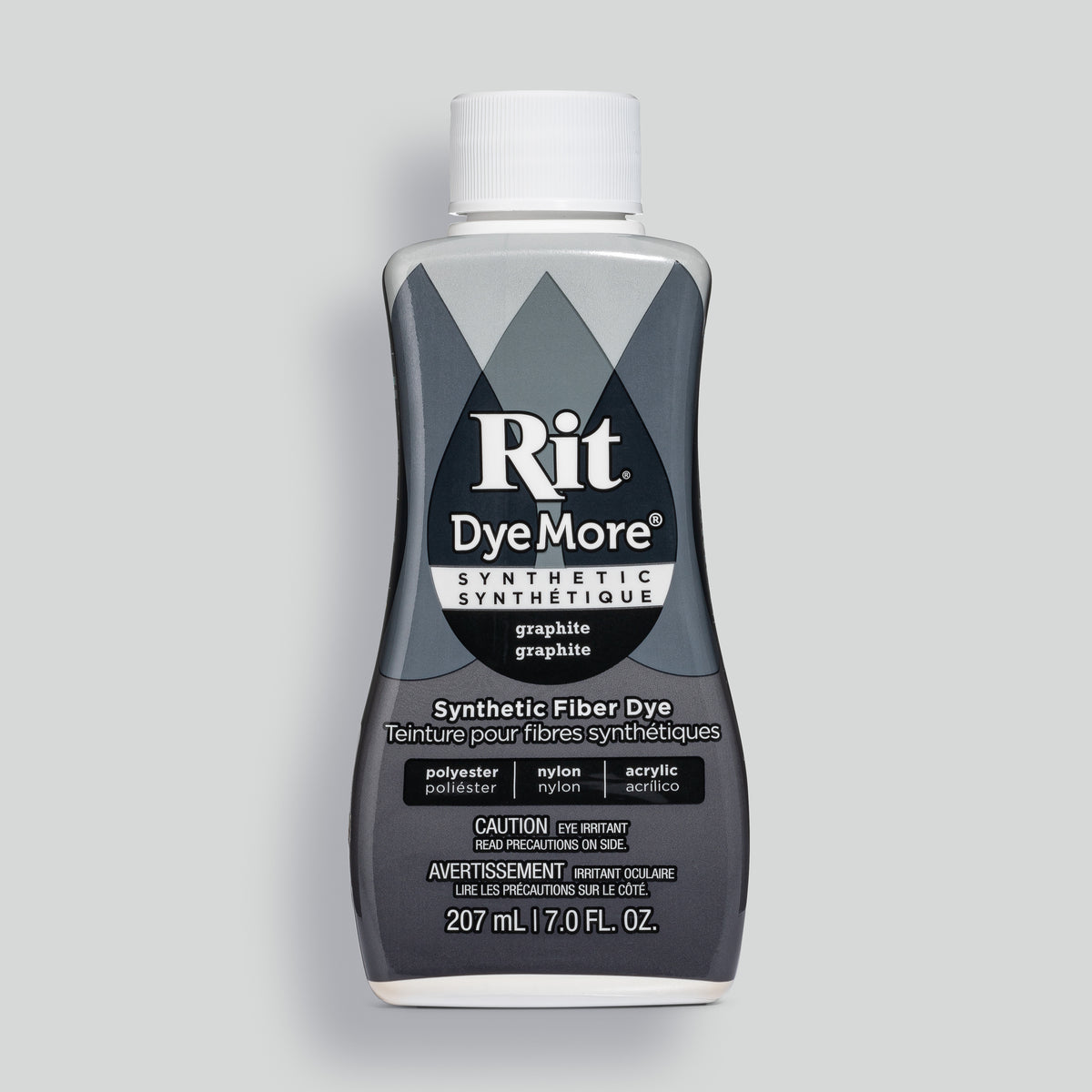 Rit DyeMore Liquid Dye for Synthetic Fibers Graphite 207 ml (7 oz