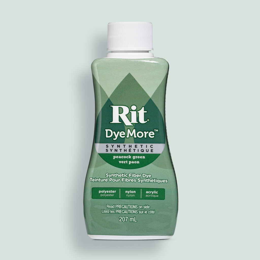 <tc>Teinture
  DyeMore pour fibres synthétiques Rit - Vert paon 207 ml (7 oz)</tc>