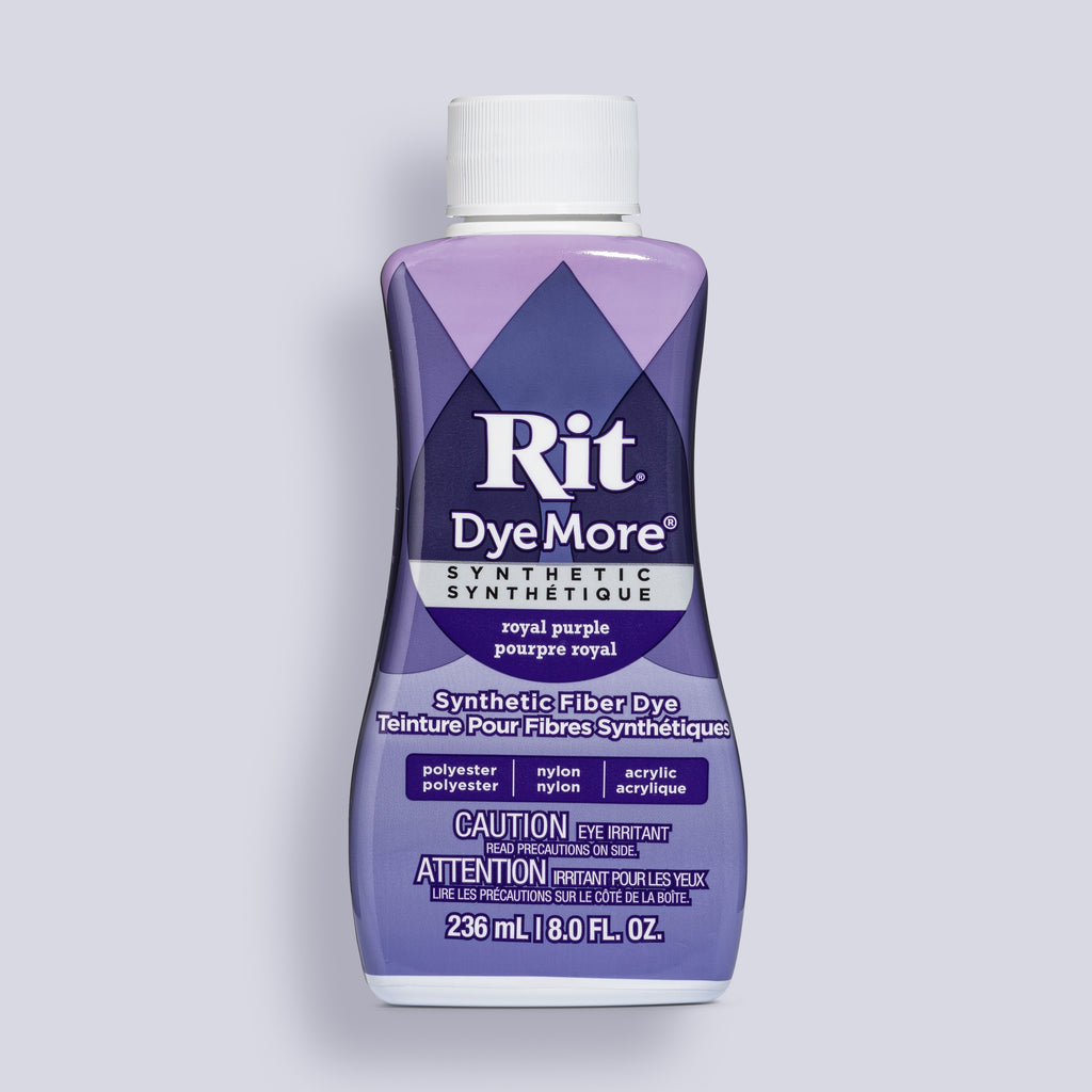 <tc>Teinture
  DyeMore pour fibres synthétiques Rit - Pourpre royal 207 ml (7 oz)</tc>