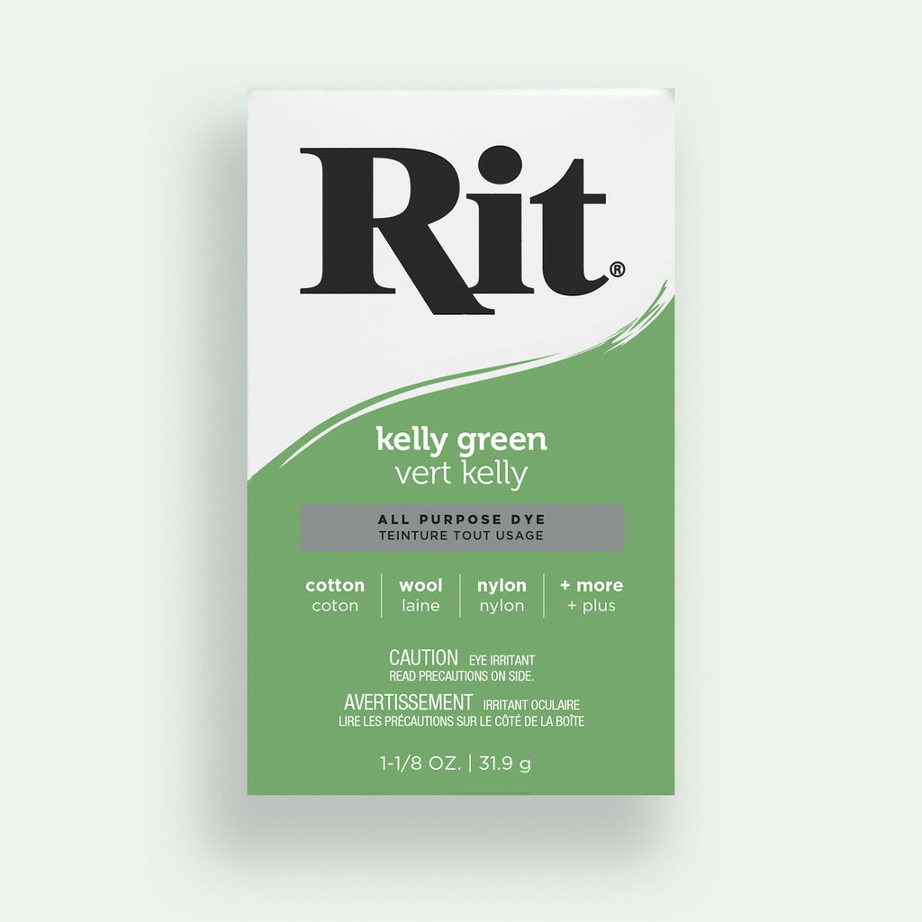 Rit All Purpose Powder Dye - Kelly Green - 31.9g (1 1/8 oz)