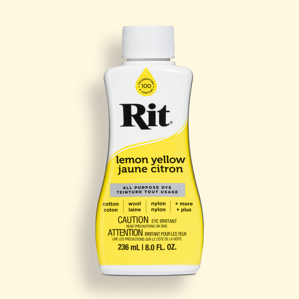 Rit All Purpose Liquid Dye Lemon Yellow 236 ml (8 oz) Rit Dye Canada