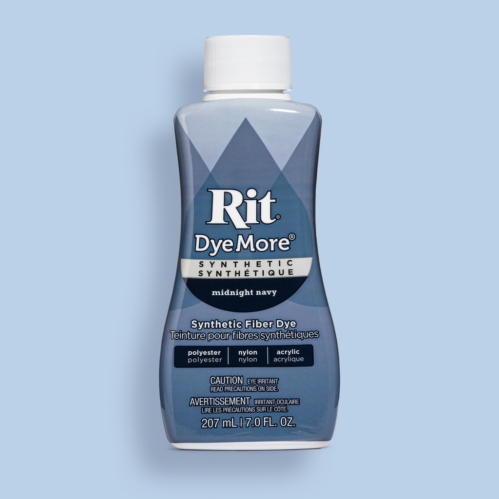 Rit DyeMore Liquid Dye for Synthetic Fibers - Midnight Navy - 207 ml (7 oz)