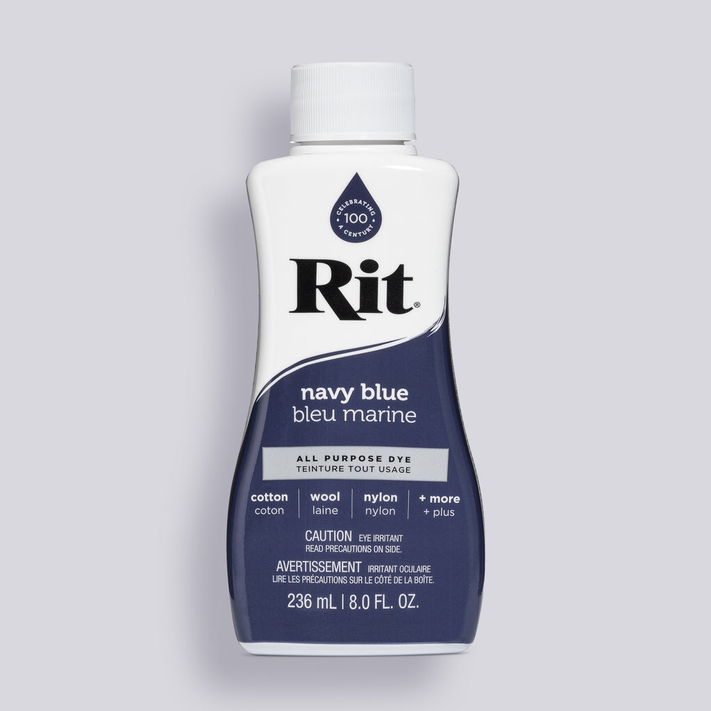 <tc>Teinture
  liquide tout usage Rit - Bleu marine - 236 ml (8 oz)</tc>