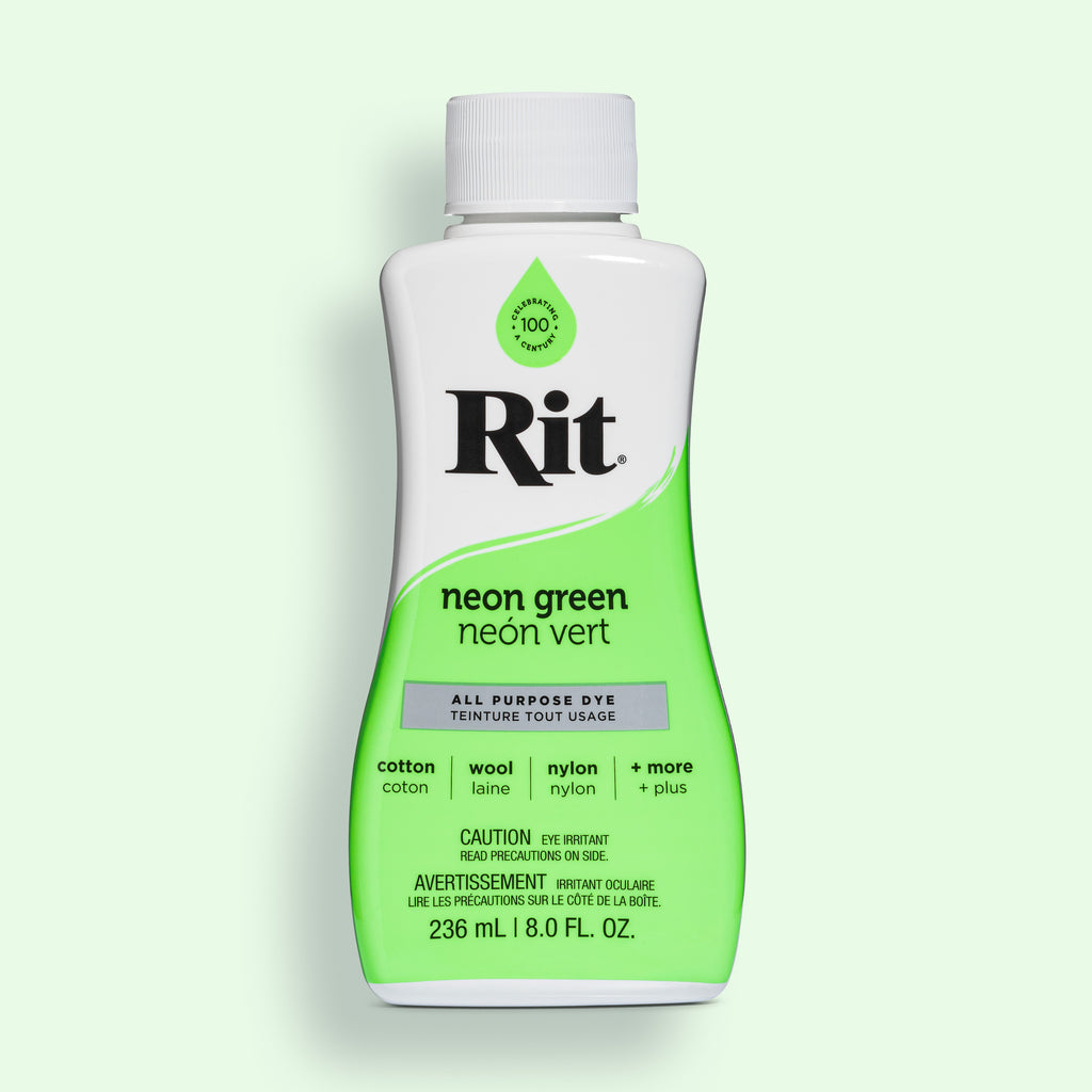 Rit All Purpose Liquid Dye Neon Green Dye Dark Green Dye Light Green Dye
