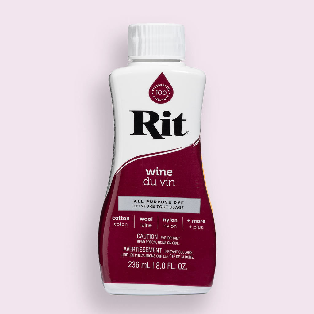 <tc>Teinture
  liquide tout usage Rit - Vin - 236 ml (8 oz)</tc>